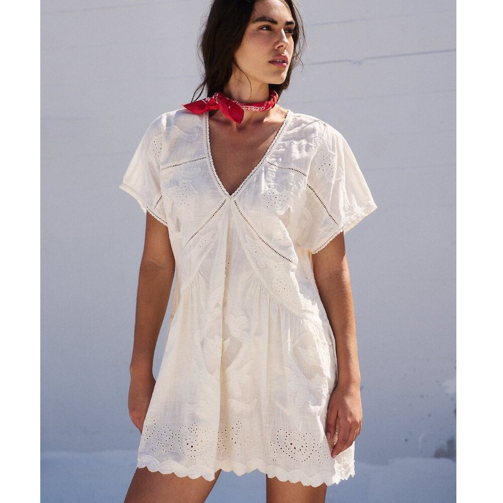 Free People Daylight Mini Dress - Tea - M